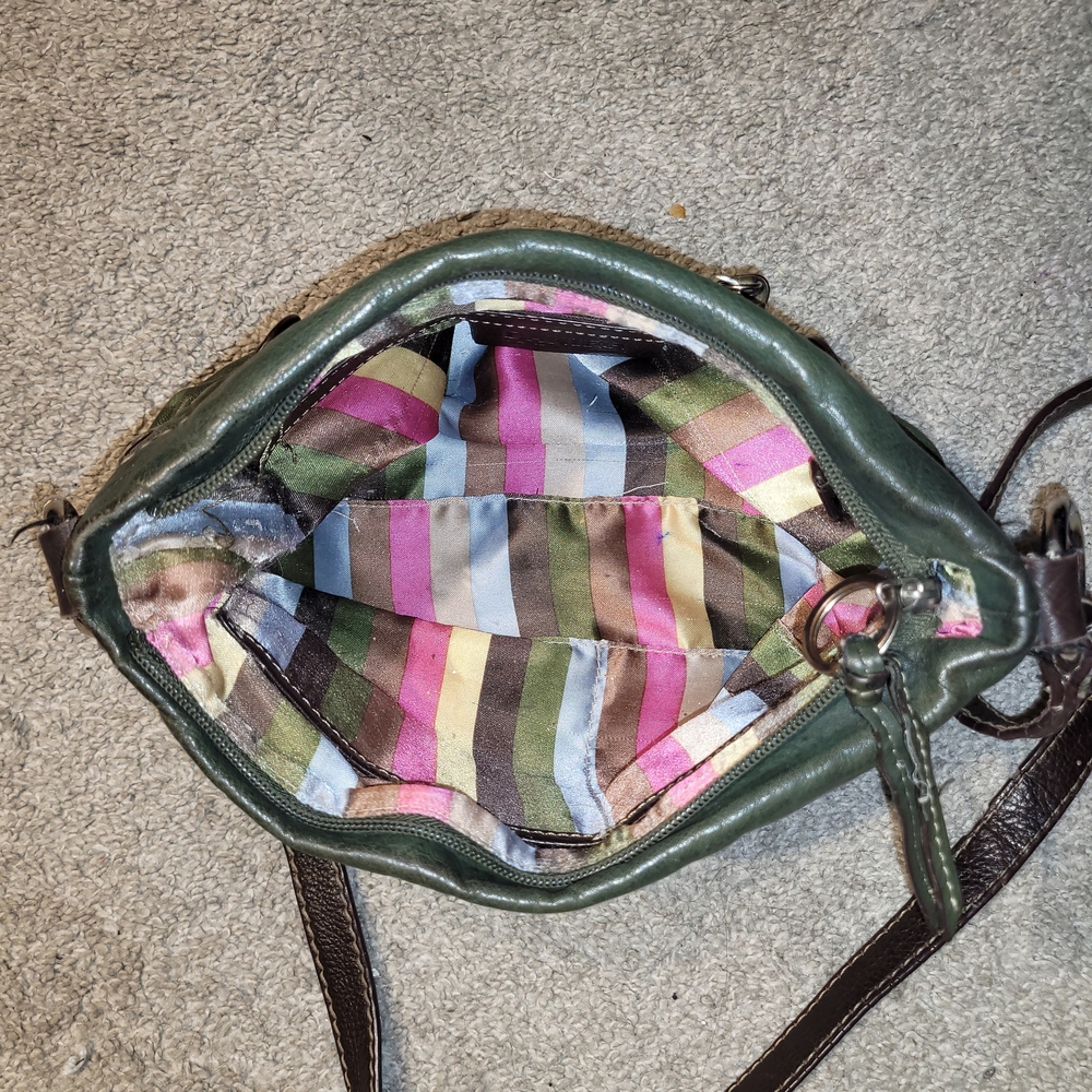 Danier Green Leather Bag - Picture 6 of 8